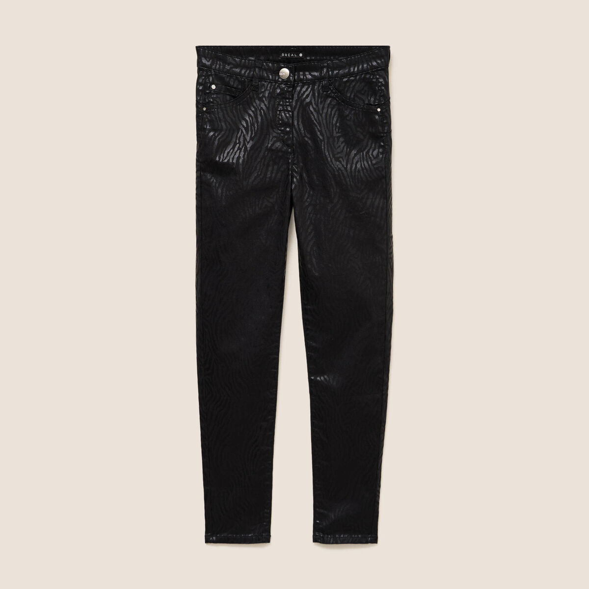 Pantalon magique Le L&eacute;ger enduit noir femme