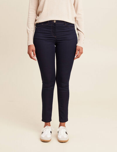 Jeans léger taille standard 7/8ème denim brut femme