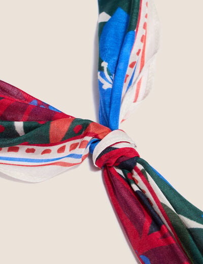 Foulard multicolore femme