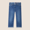 Pantacourt magique L'Unique ajust&eacute; denim double stone femme