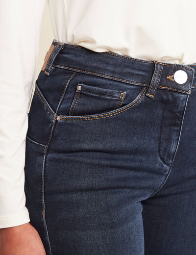Jeans chaud magique denim brut femme