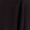 Poncho avec strass noir femme