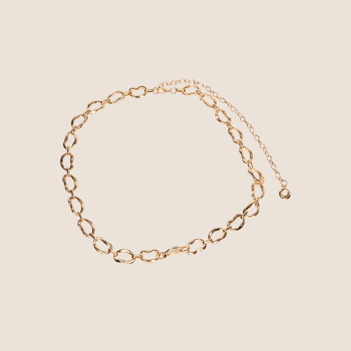 Ceinture fine couleur or femme