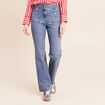 Jean coupe bootcut taille haute denim double stone femme