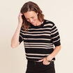 Pull noir femme