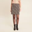 Jupe droite noir femme