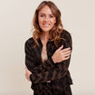 Veste bomber zippée noir femme