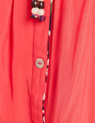 Jupe midi rouge femme
