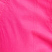 Pantacourt droit poches c&ocirc;t&eacute;s rose fushia femme