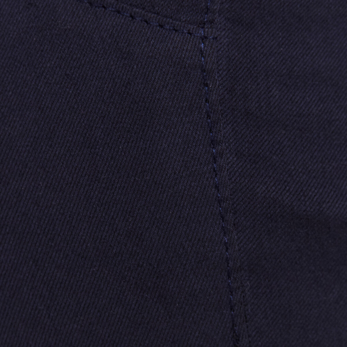 Pantalon léger taille standard long bleu marine femme