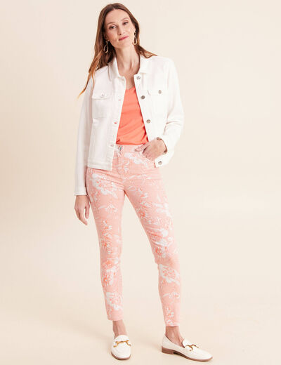 Pantalon magique Le L&eacute;ger coupe ajust&eacute;e orange femme