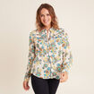 Chemise manches longues blanc femme