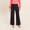 Jean large denim brut femme