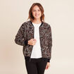 Gilet r&eacute;versible esprit bomber noir femme