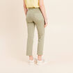 Jean coupe droite 7/8&egrave;me vert clair femme