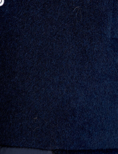 Doudoune longue bleu foncé femme