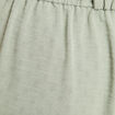 Pantalon flou droit 7/8ème vert clair femme