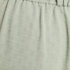 pantalon flou droit 78eme vert clair femme Pantalon flou droit 7/8ème vert clair femme
