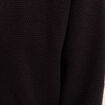Gilet réversible manches longues noir femme