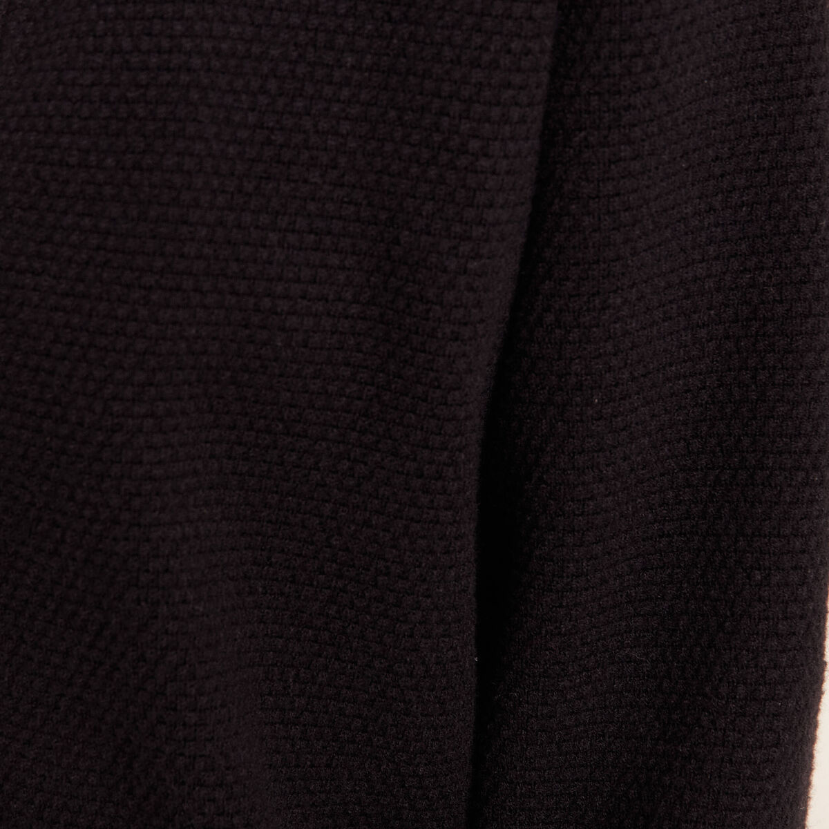Gilet réversible manches longues noir femme