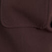 veste cintr&eacute;e doubl&eacute;e avec capuche marron fonc&eacute; femme