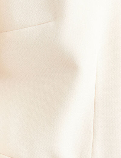 Veste cintrée ecru femme