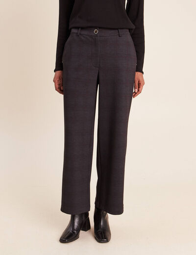 Pantalon gris fonc&eacute; femme