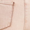 Jean coupe droite taille standard denim beige femme