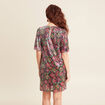 Robe évasée sequins multicolore femme