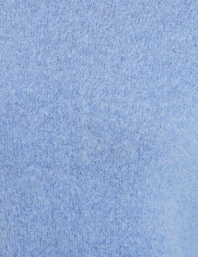 Pull manches longues bleu ciel femme