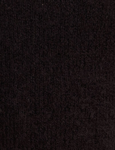 Pull sans manches noir femme