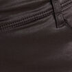 Pantalon enduit noir femme