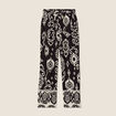 Pantalon flou noir femme