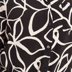 Chemise ample mi-longue manches longues noir femme