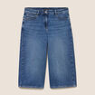 Jean large taille haute denim denim stone femme