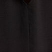 Blouse fluide manches 3/4 noir femme