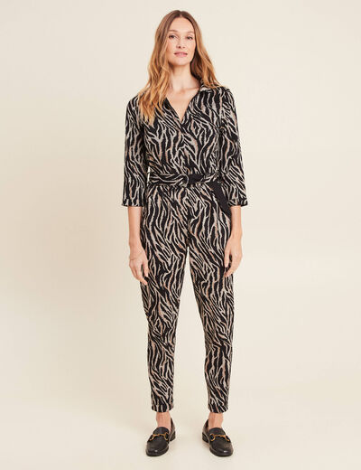 Combinaison pantalon noir femme