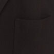 Veste tailleur cintr&eacute;e noir femme