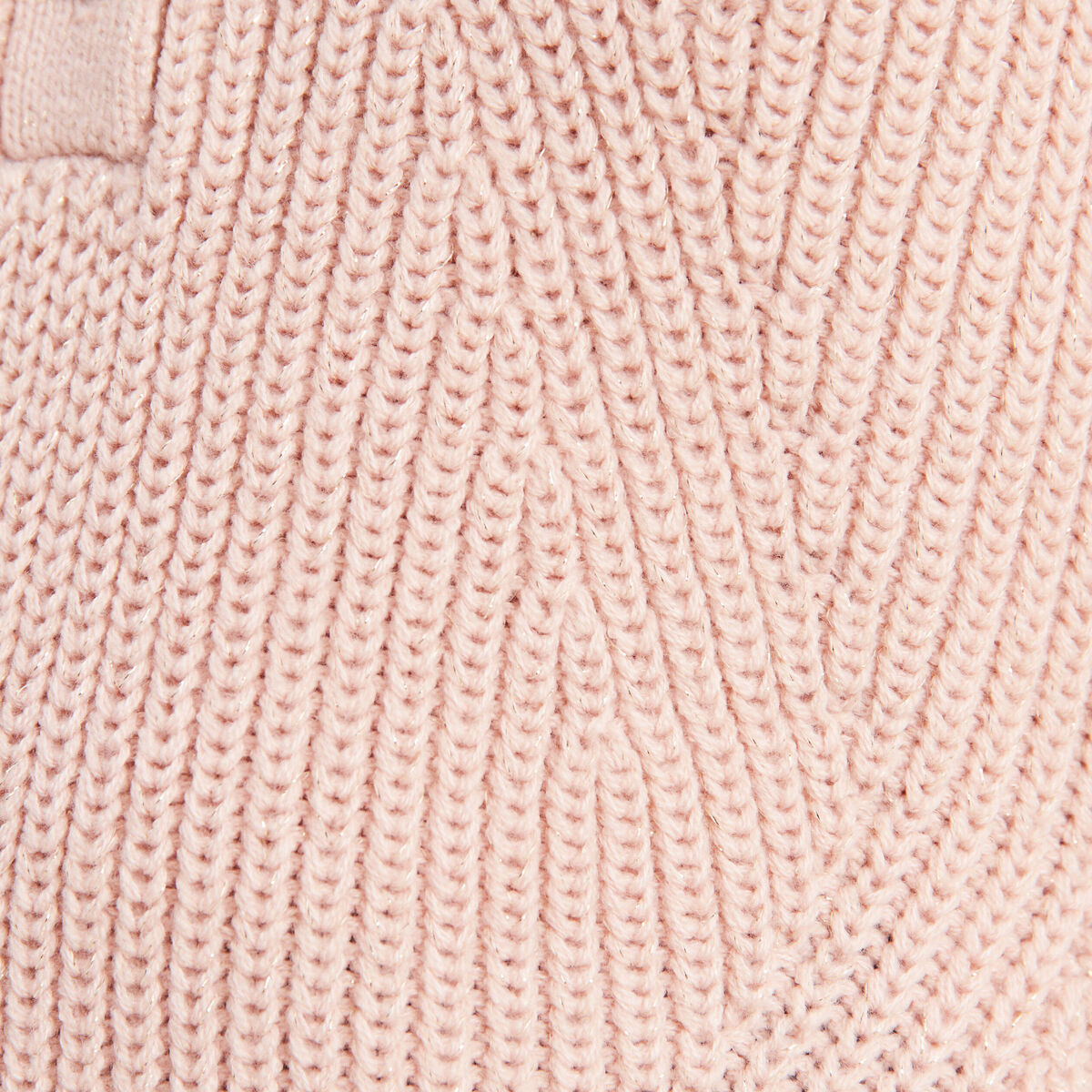 Pull manches longues vieux rose femme