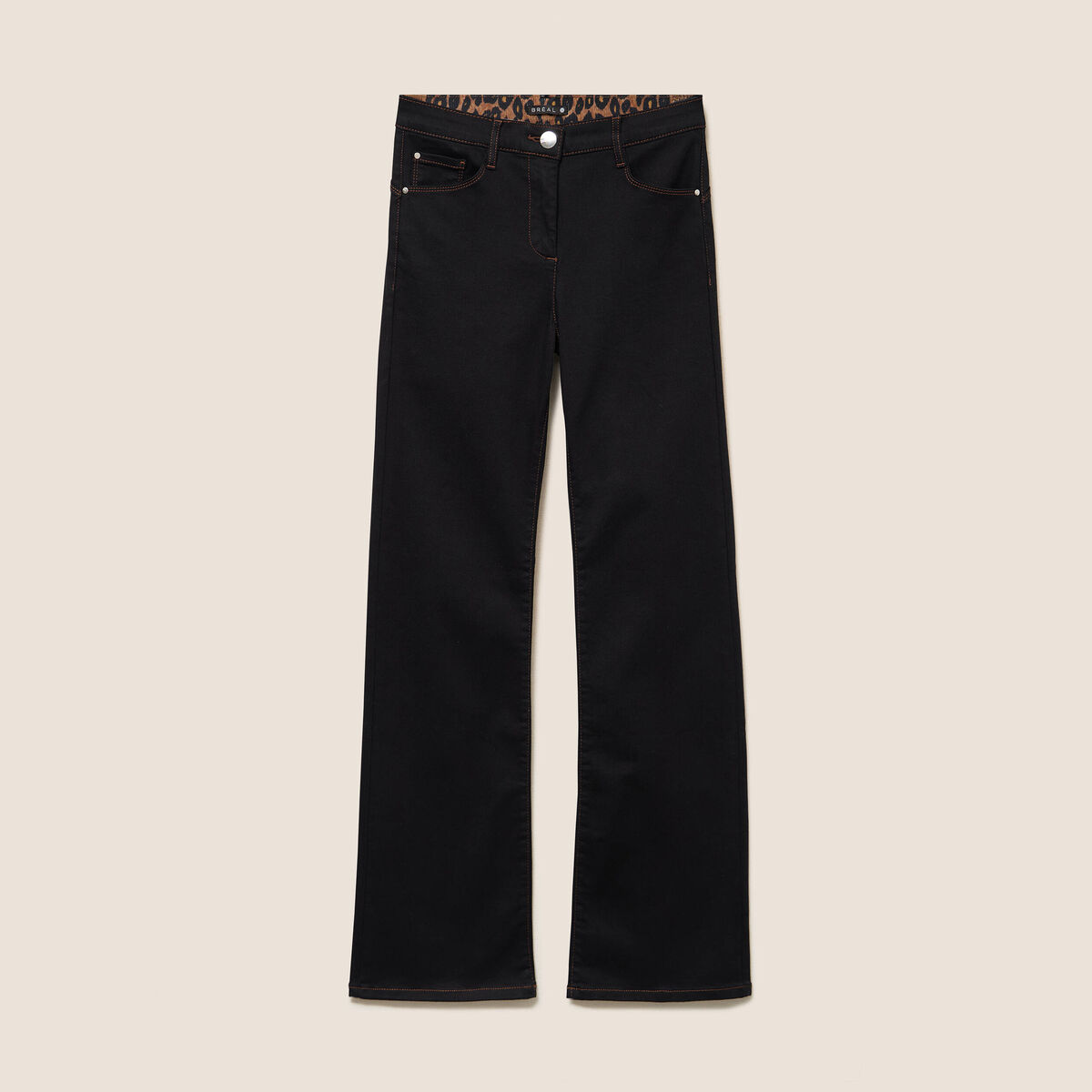 Jean magique L'Unique coupe bootcut denim noir femme