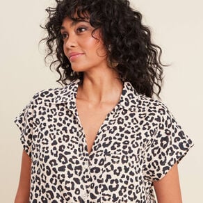 chemise sans manches sable femme Chemise sans manches sable femme
