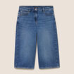 Jean large taille haute denim denim stone femme