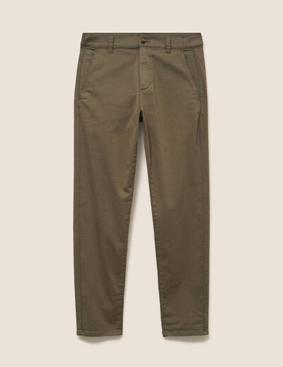 Pantalon Magique Monsieur le Leger chino vert kaki femme