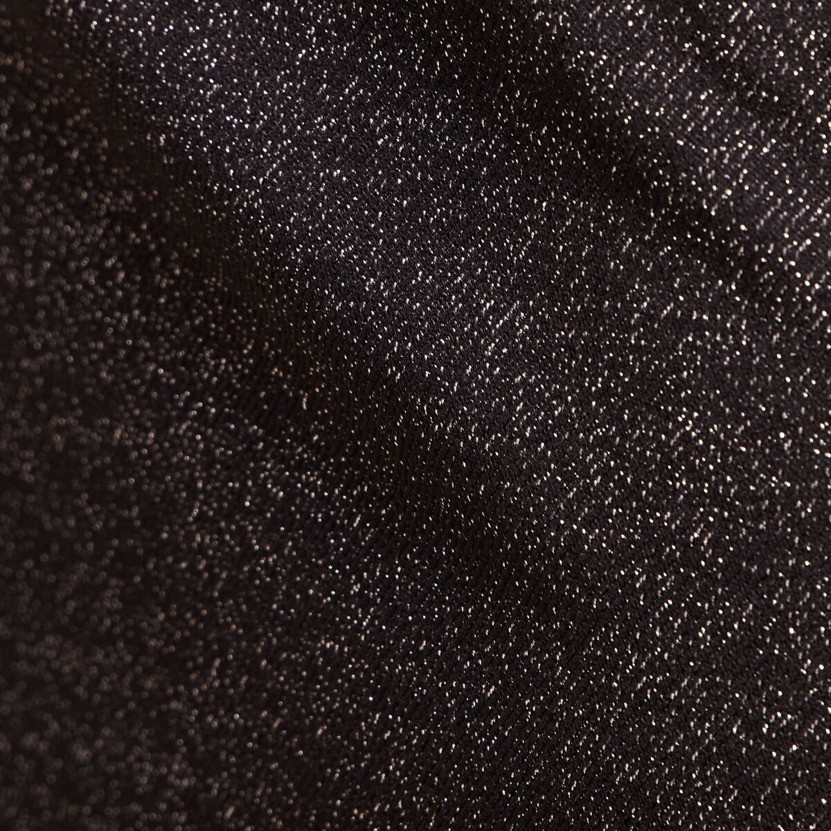 Jupe &agrave; paillettes noir femme