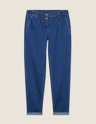 Jean chino 7/8ème denim stone femme