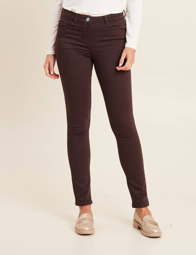 Pantalon magique Le Chaud marron fonc&eacute; femme