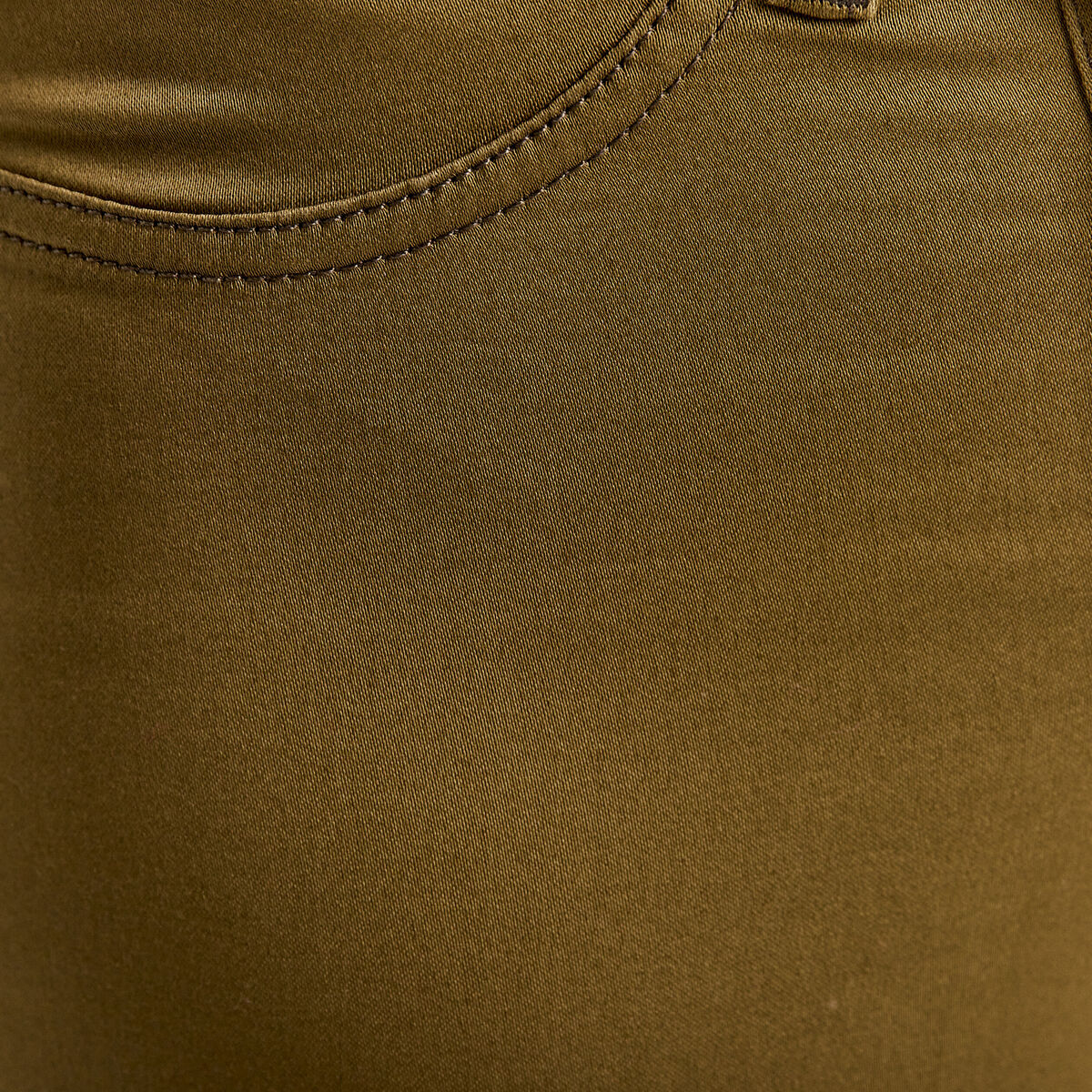 Pantalon enduit r&eacute;versible couleur bronze femme