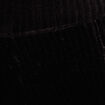 Pantalon loose en velours noir femme