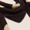 Foulard marron fonc&eacute; femme
