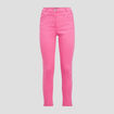 Pantalon ajusté rose fushia femme